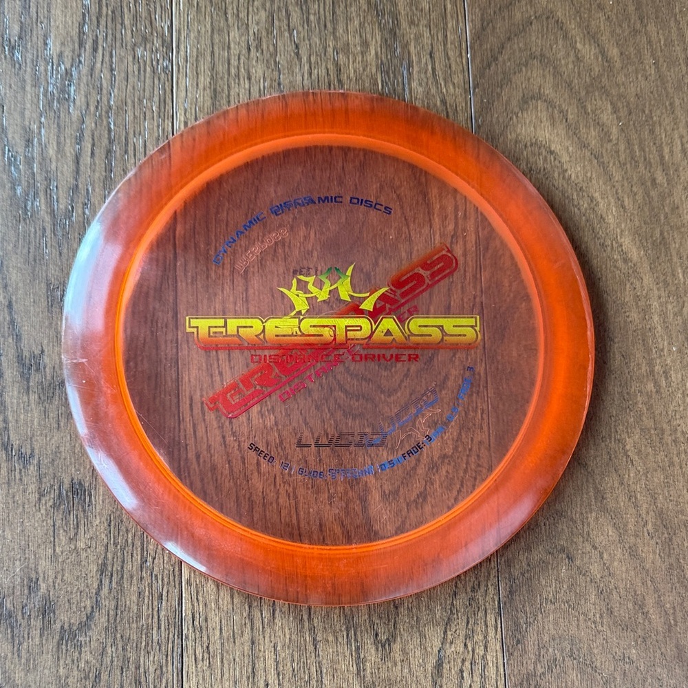 Dynamic Discs Trespass Lucid Double Stamp Distance Driver